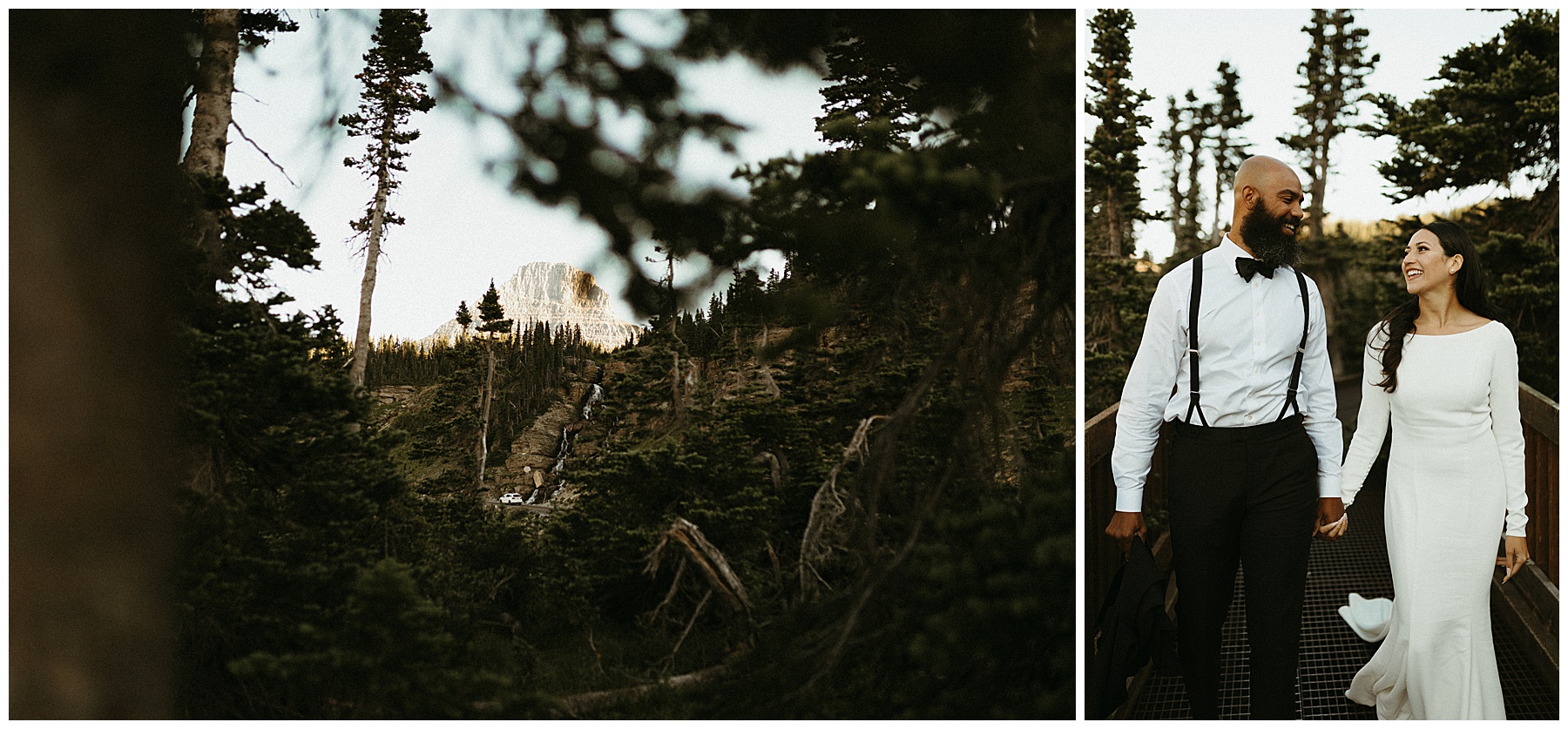 glacier national park elopement photographer