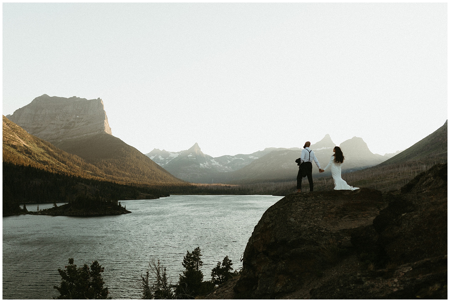 glacier national park elopement photographer