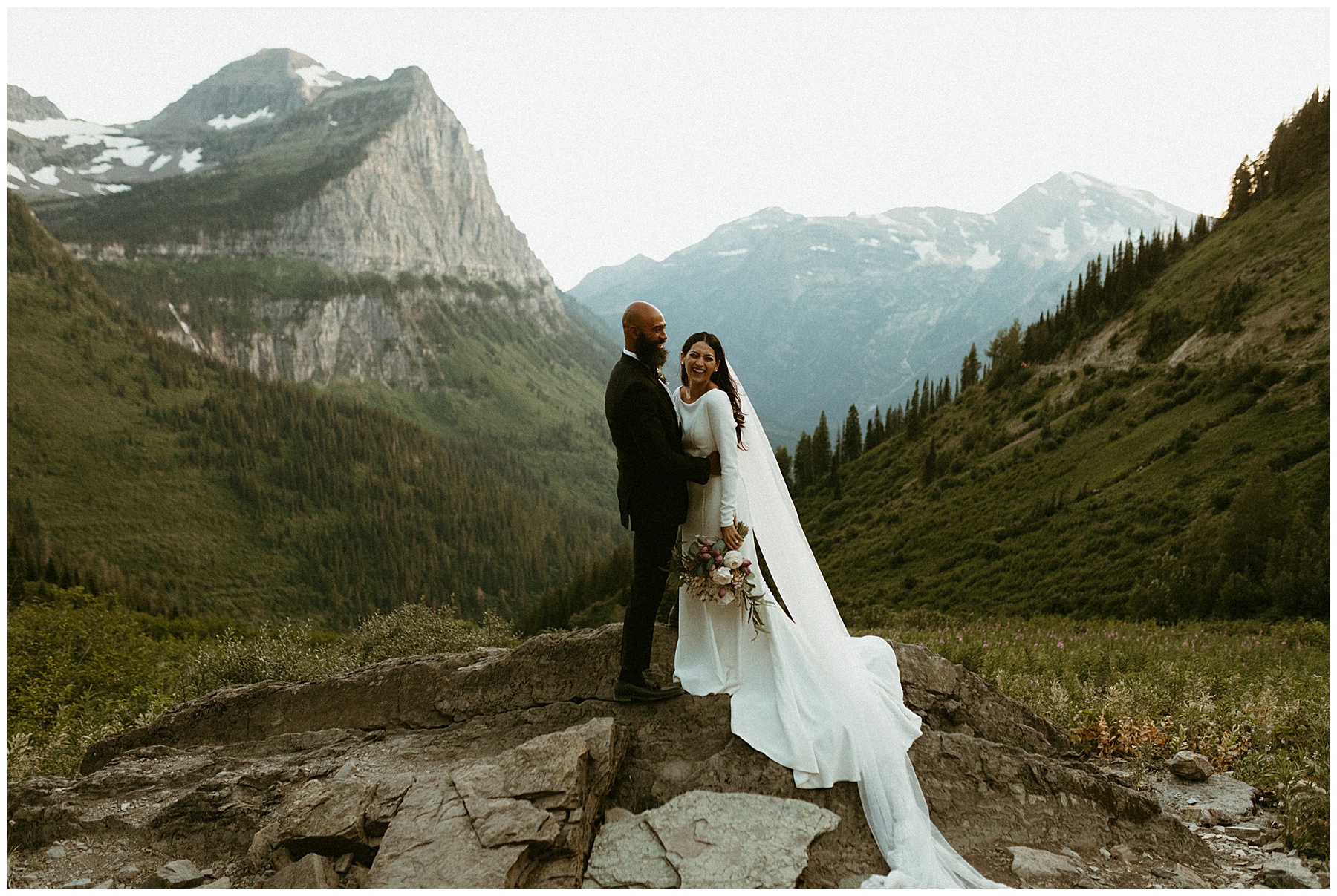 glacier national park elopement photographer