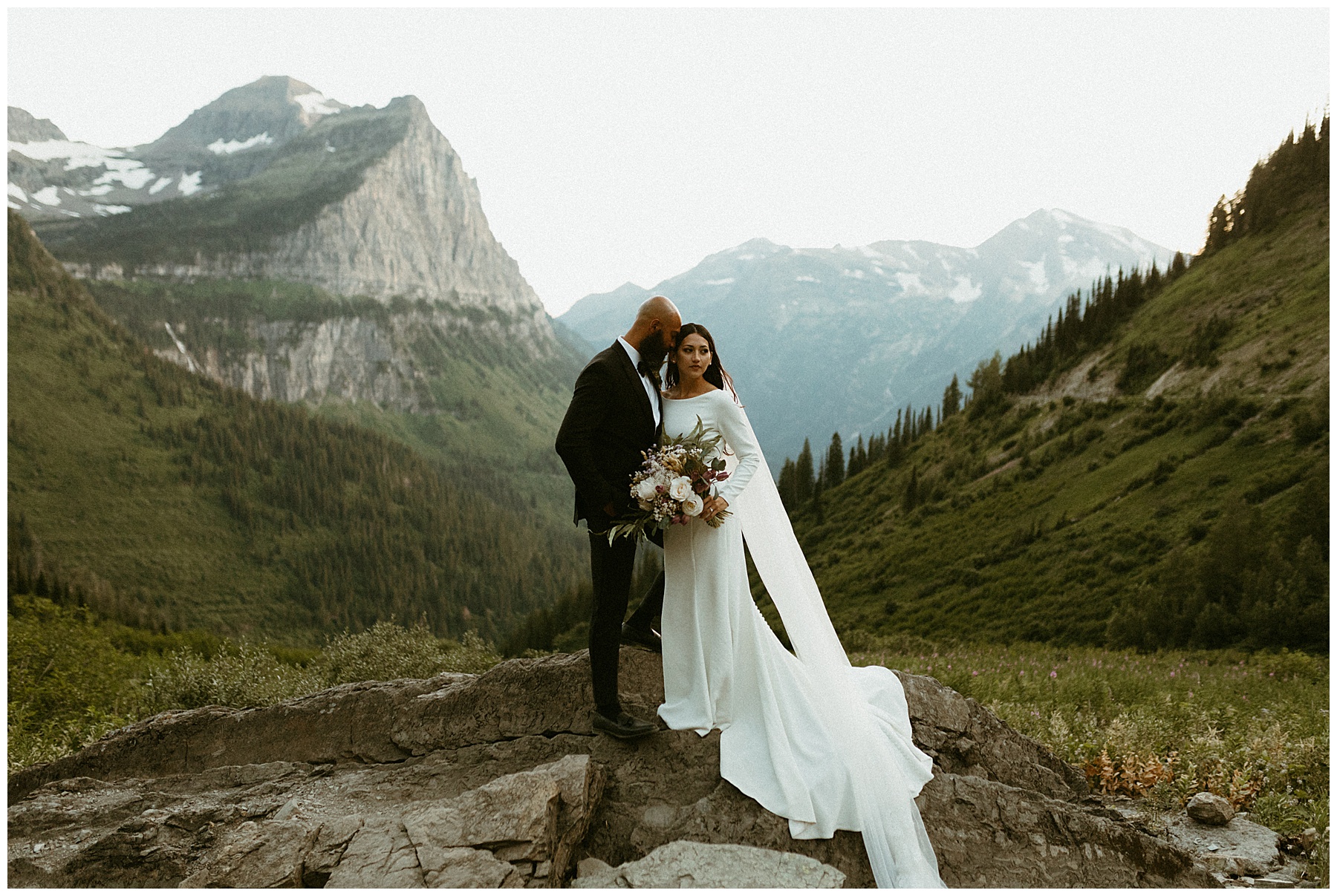 glacier national park elopement photographer