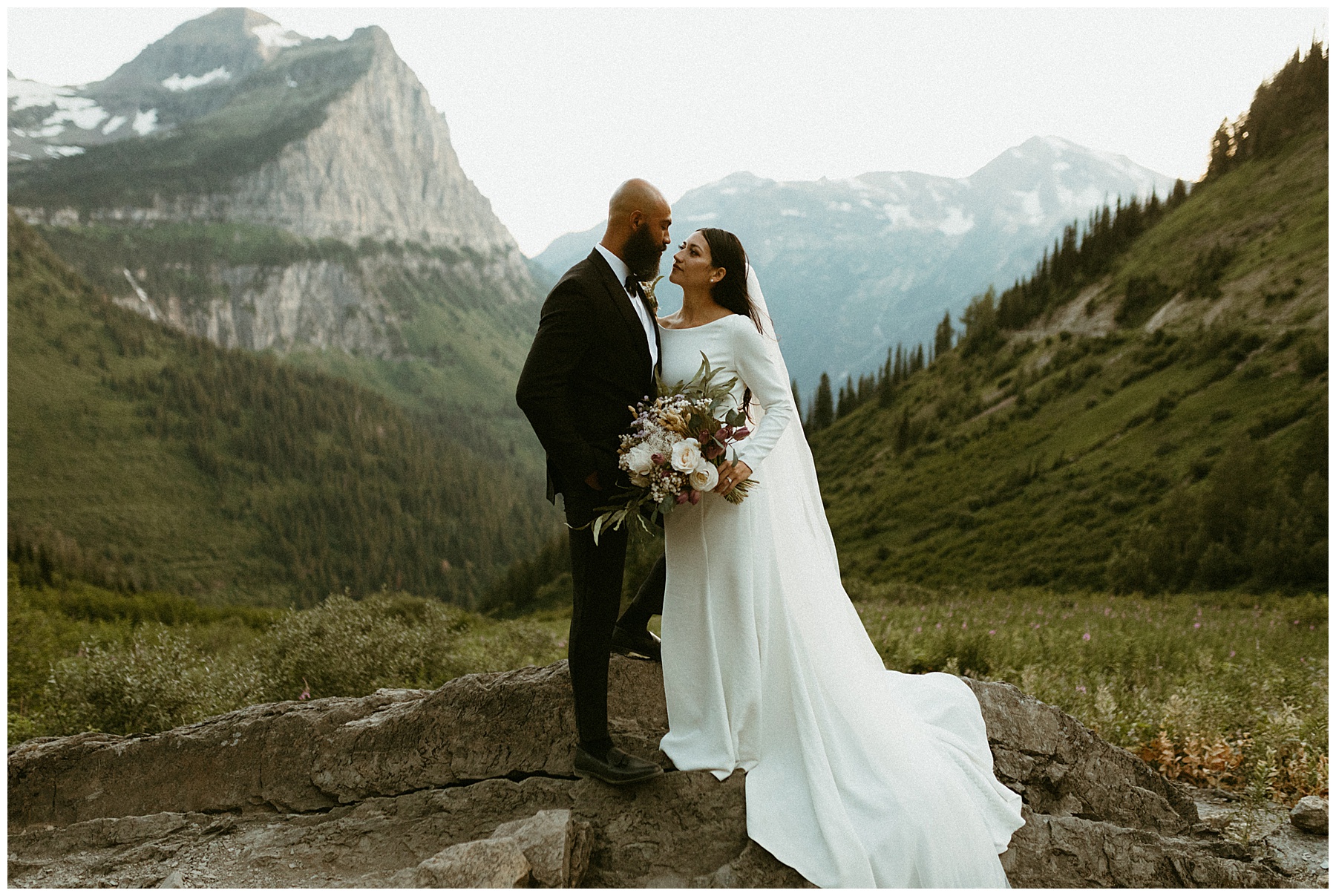 glacier national park elopement photographer