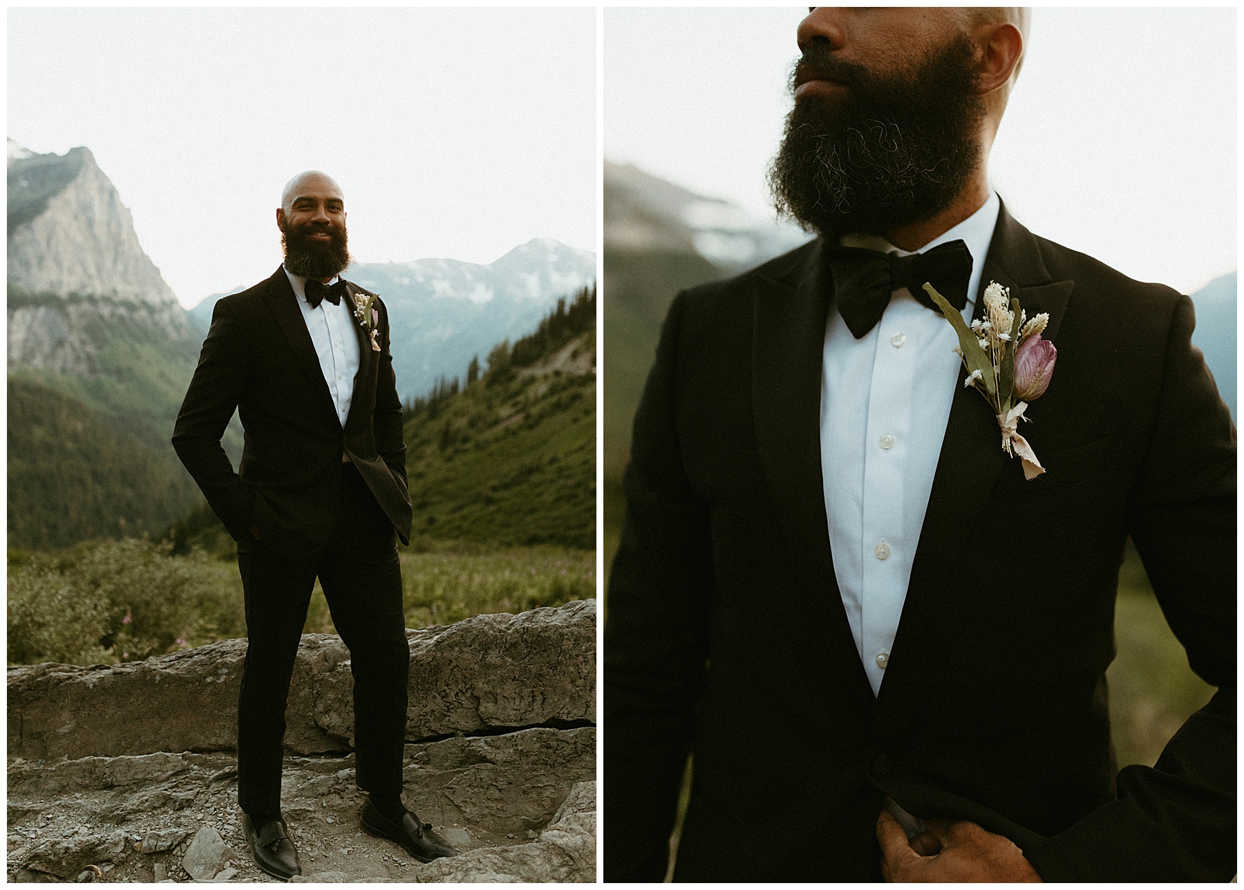 glacier national park elopement photographer