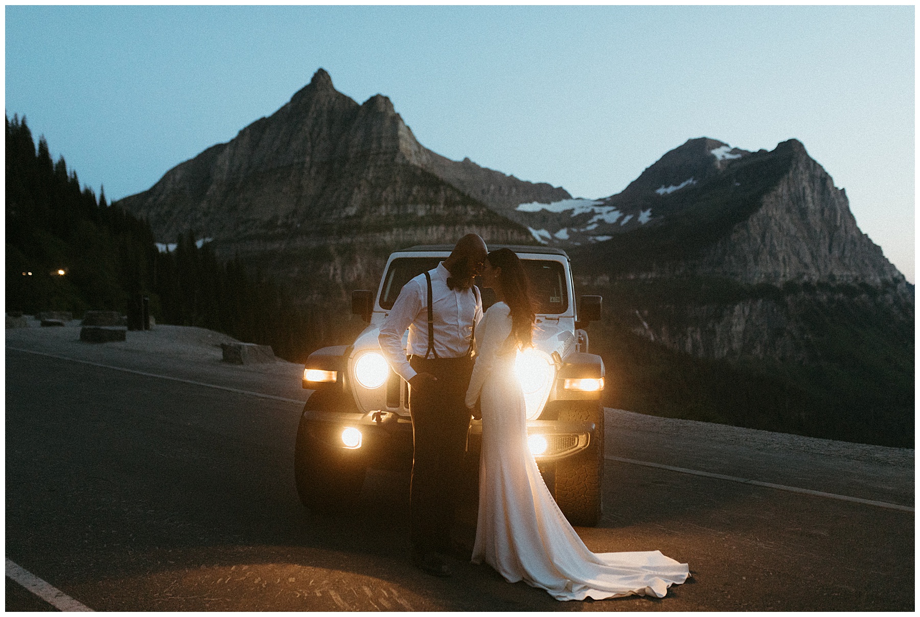 glacier national park elopement photographer