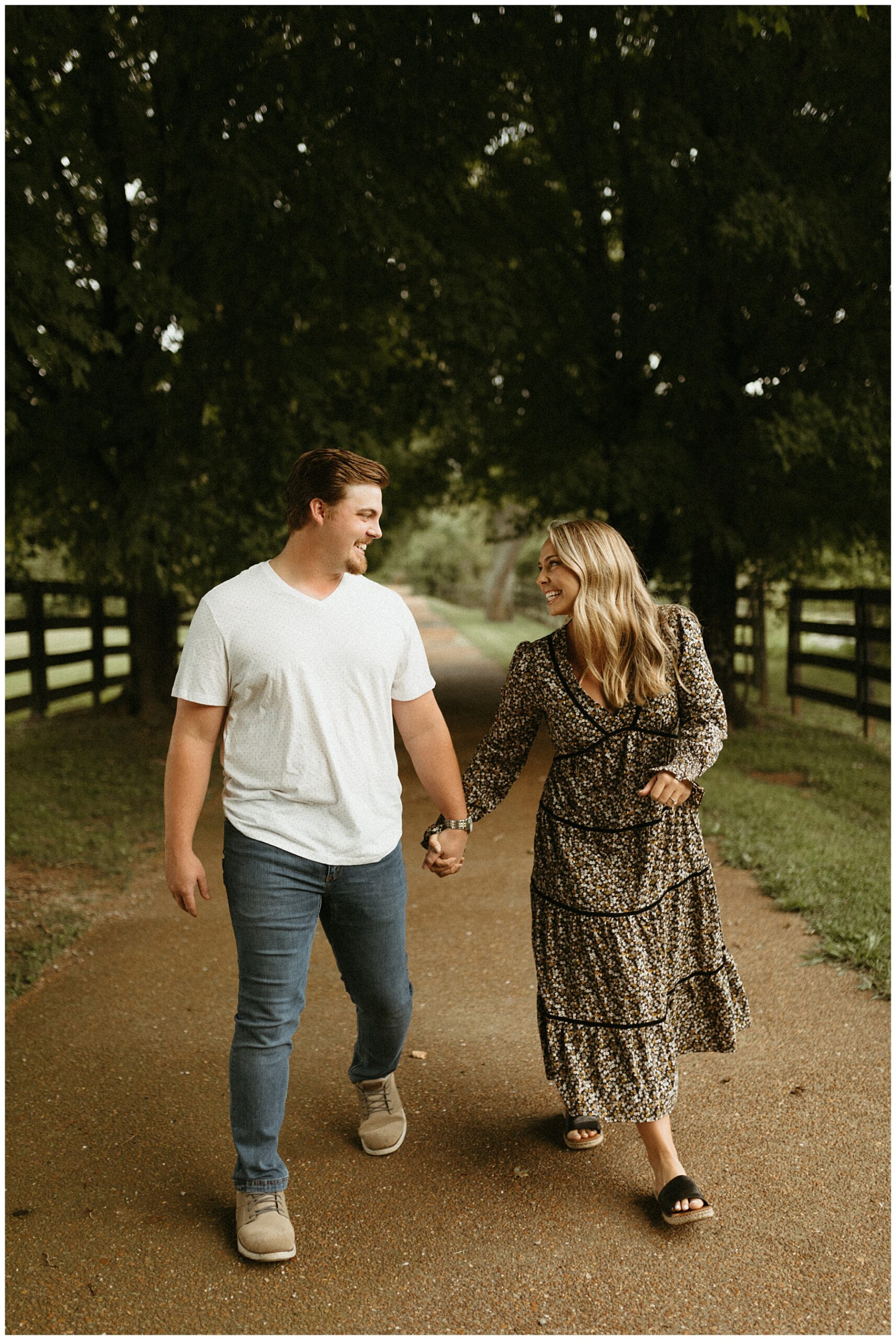 engagement photos in franklin tn