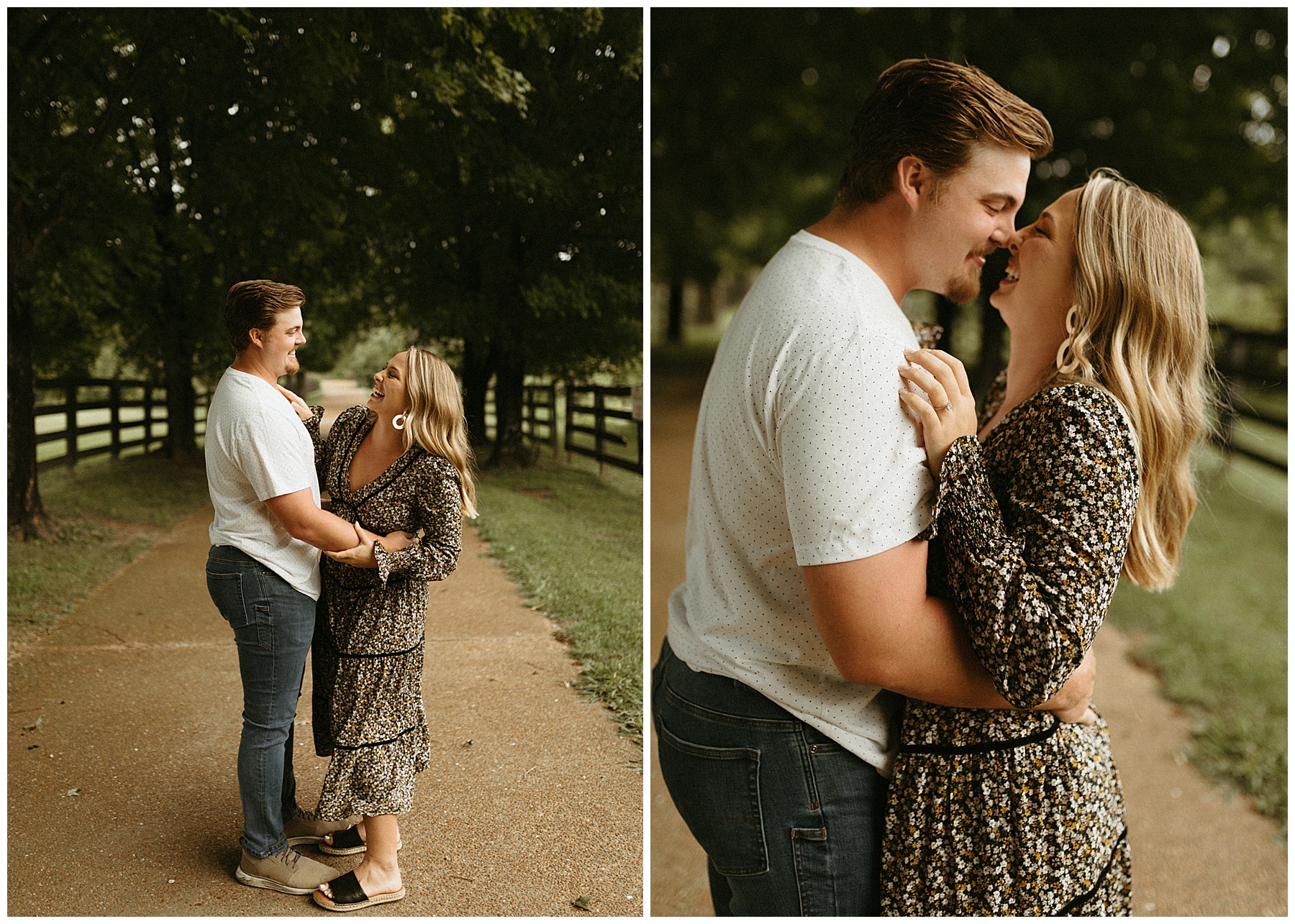 engagement photos in franklin tn