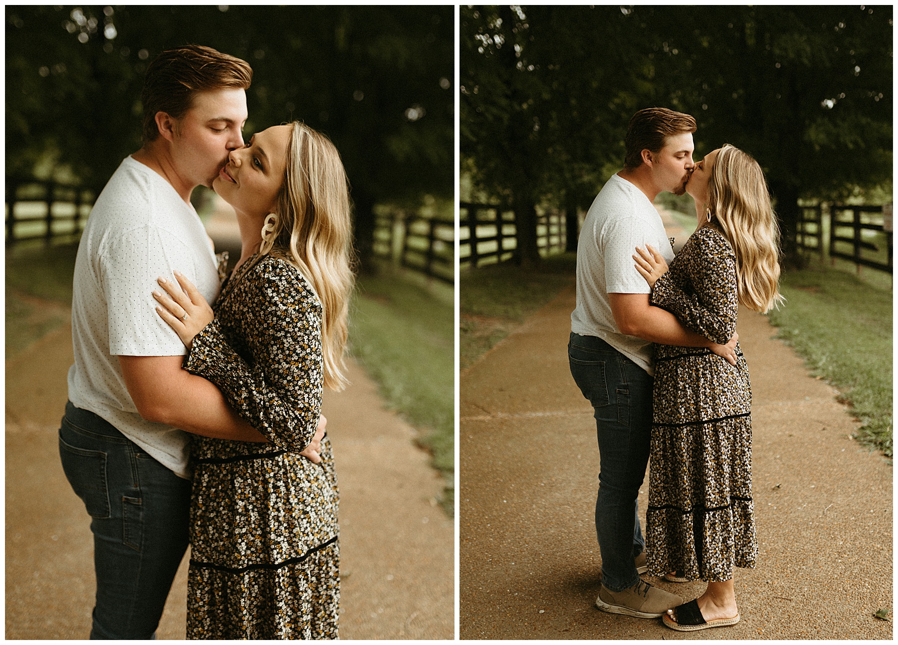 engagement photos in franklin tn