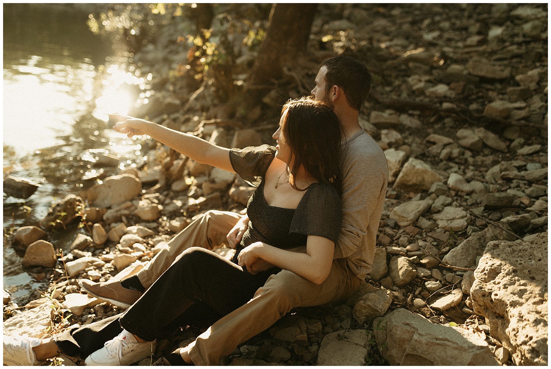 narrows of the harpeth engagement session