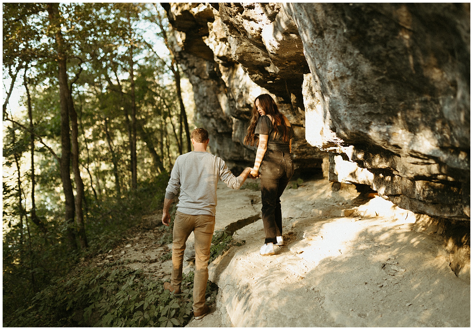 narrows of the harpeth engagement session