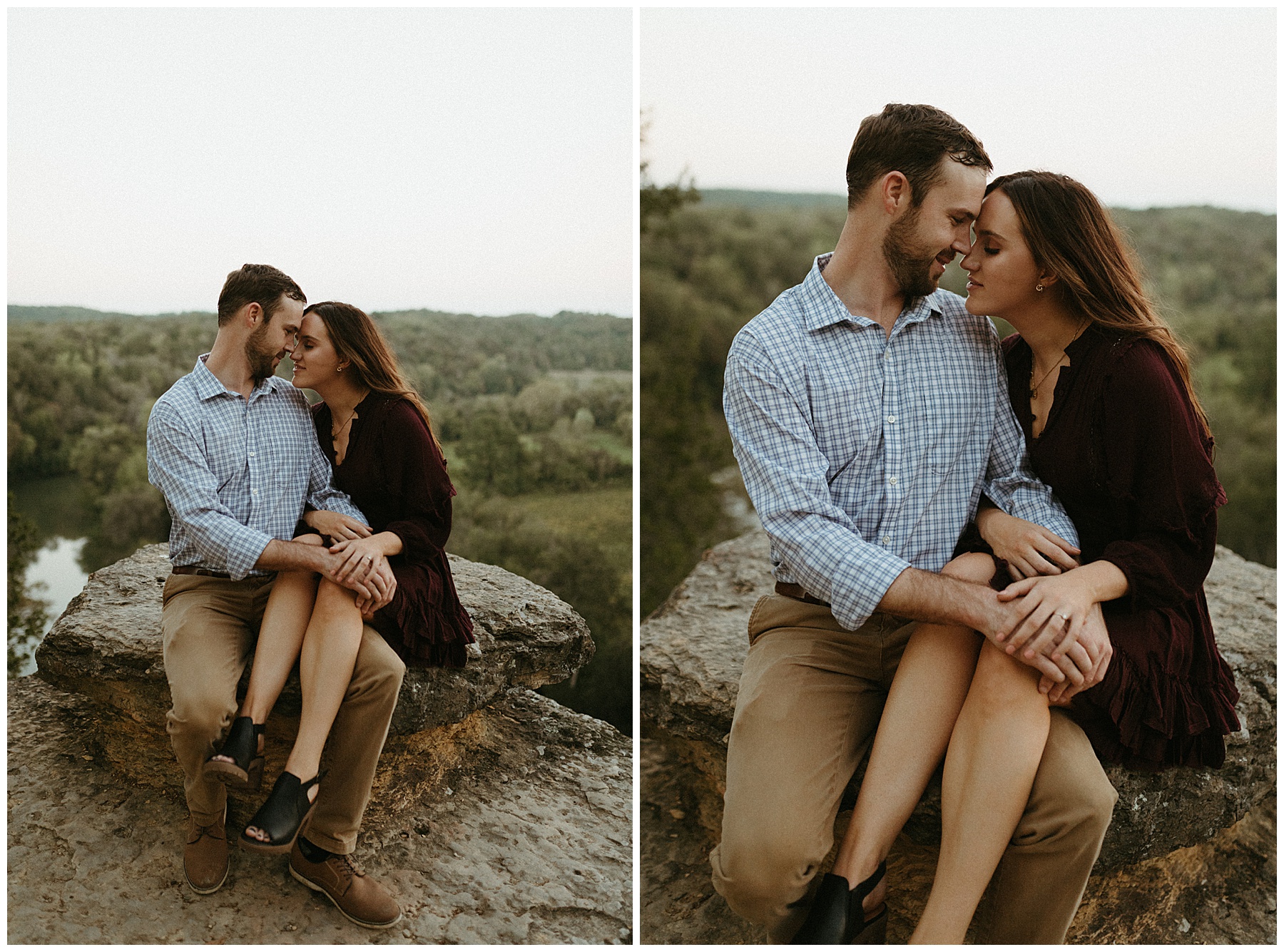 narrows of the harpeth engagement session