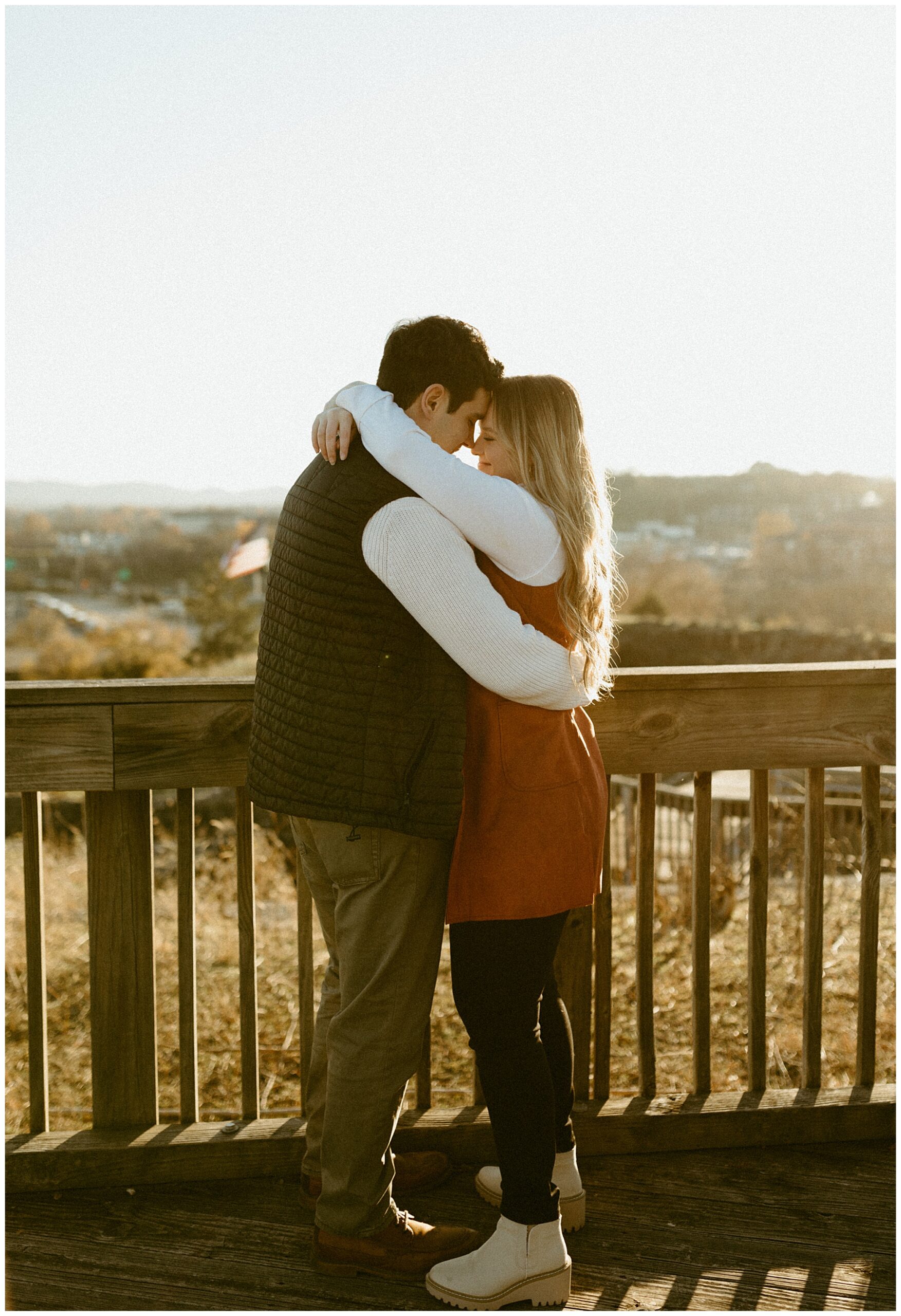 engagement photography at fort negley