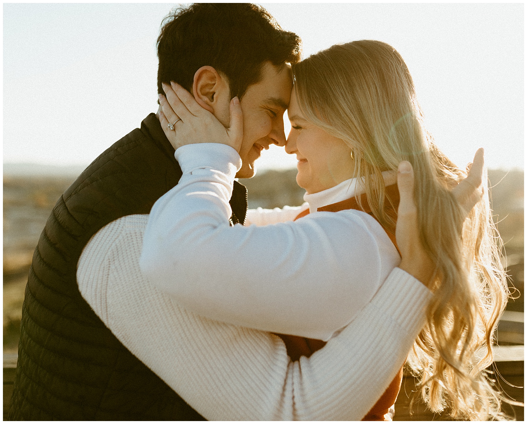 engagement photography at fort negley