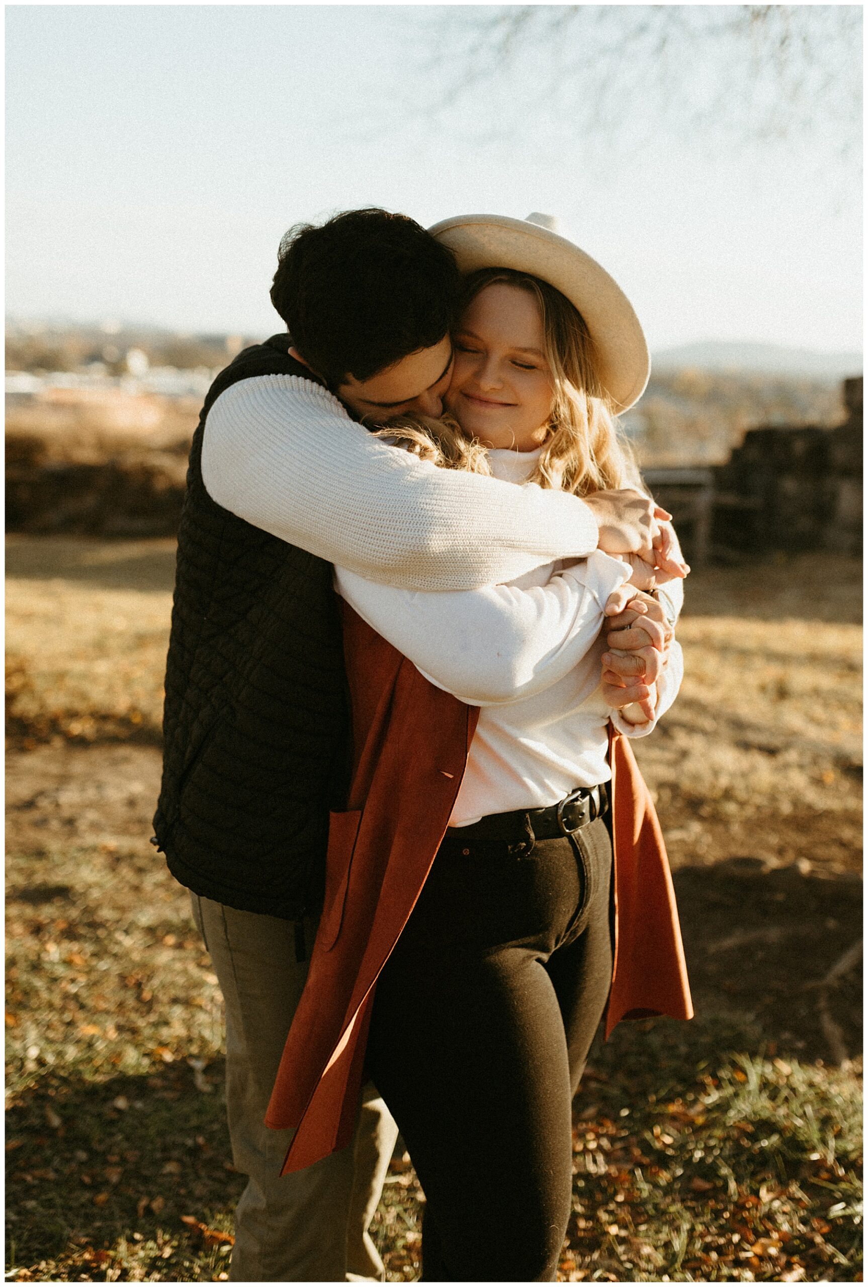 engagement photography at fort negley