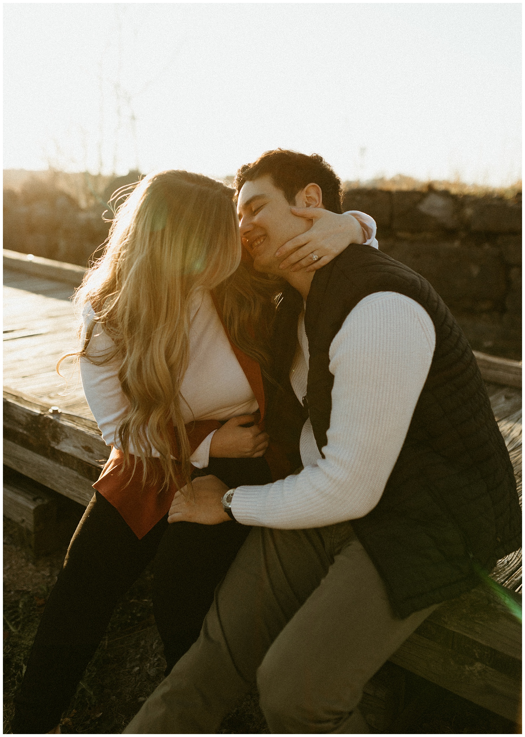 engagement photography at fort negley