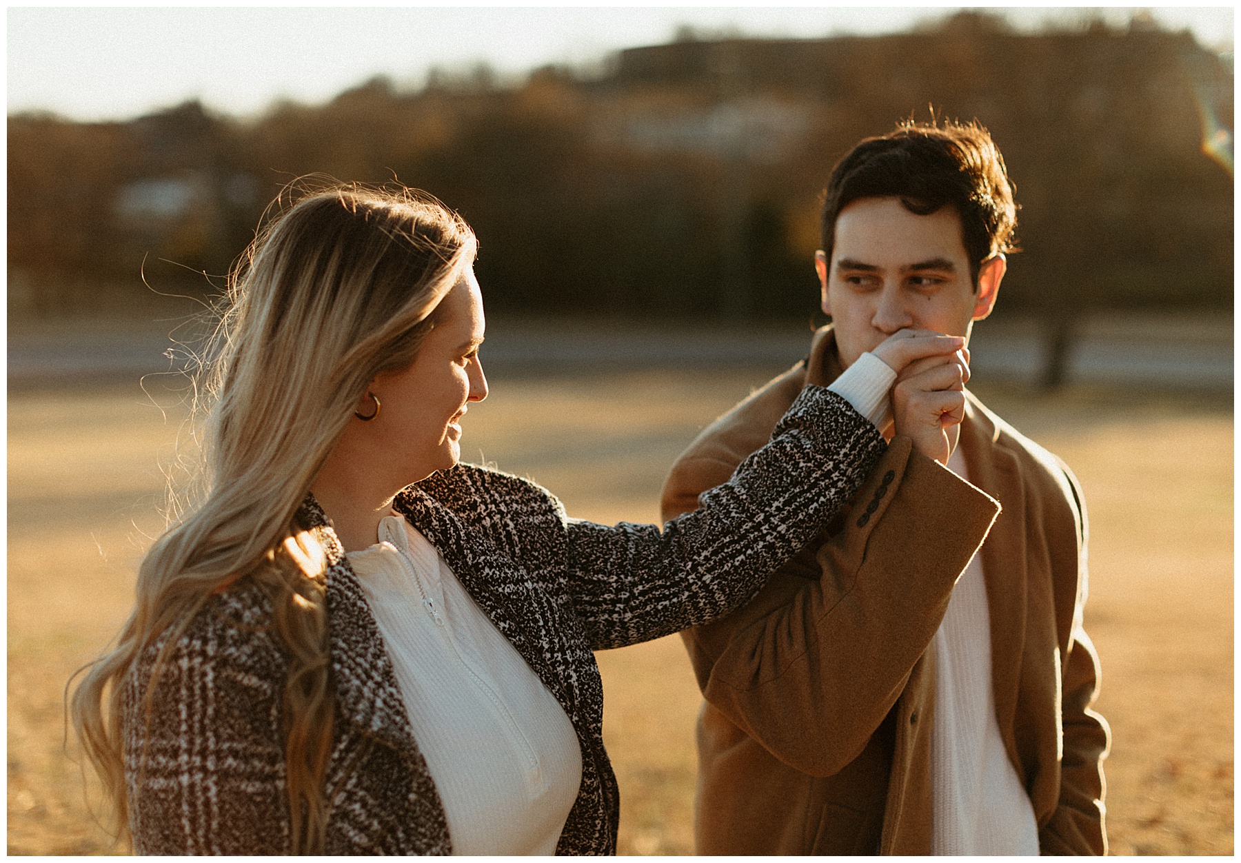 engagement photography at fort negley