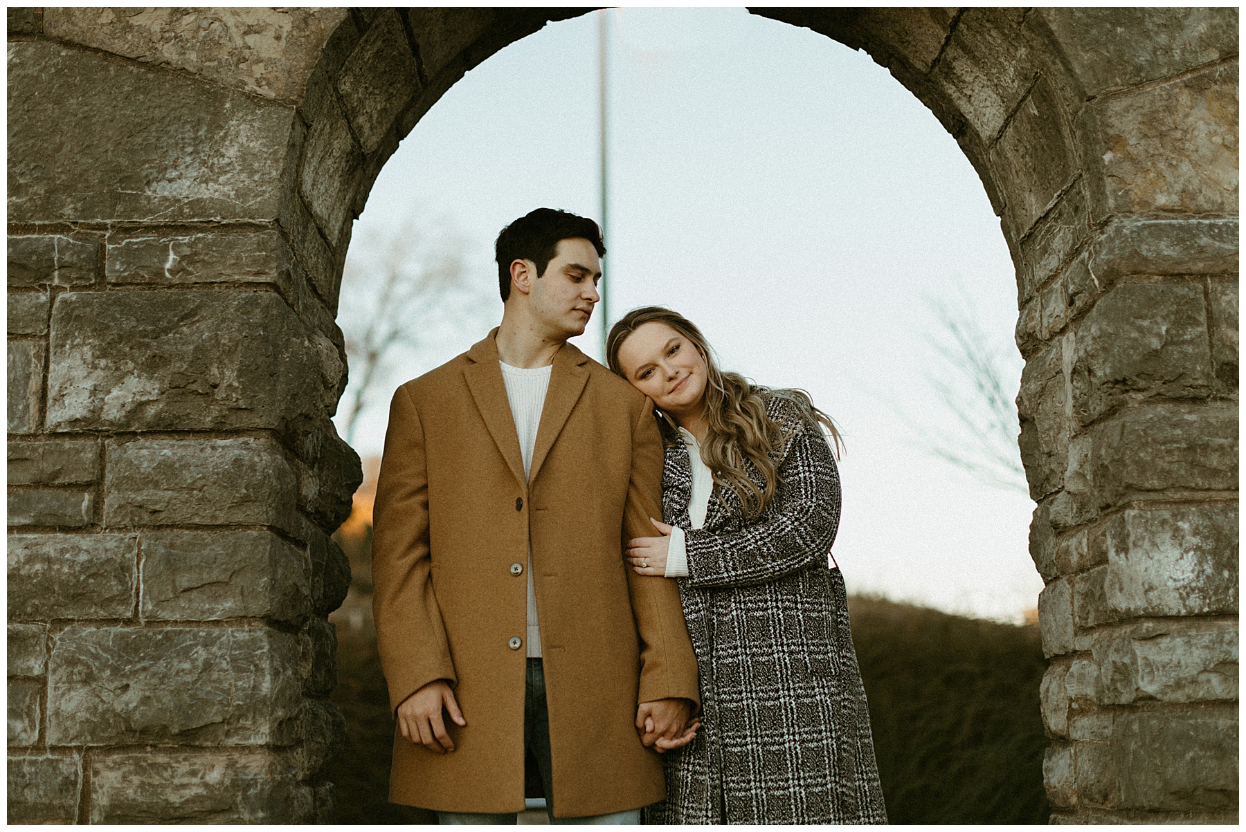 engagement photography at fort negley