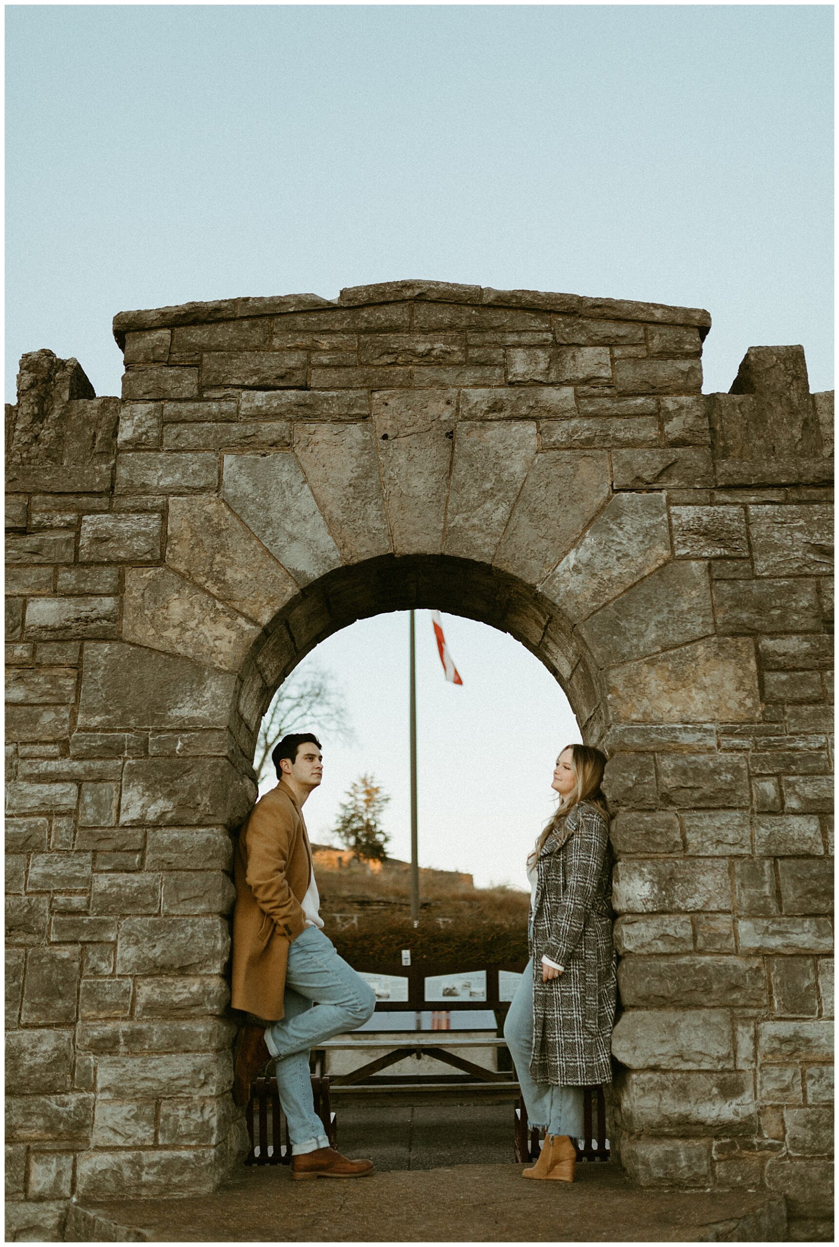 engagement photography at fort negley