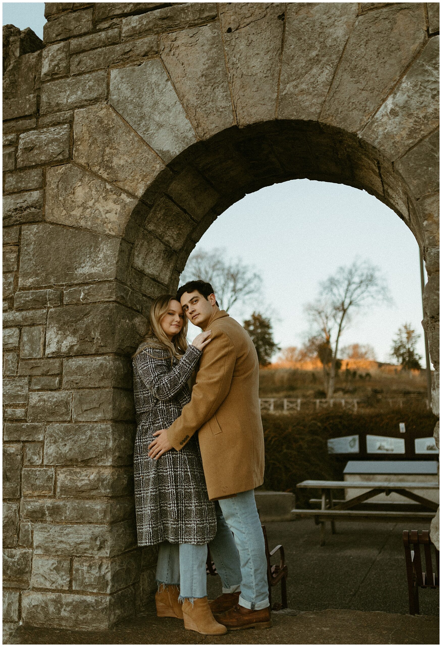 engagement photography at fort negley