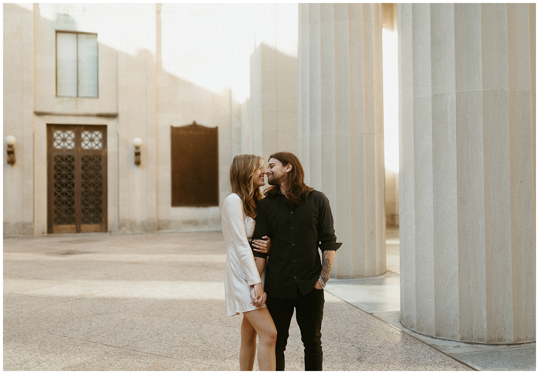 nashville fall engagement session