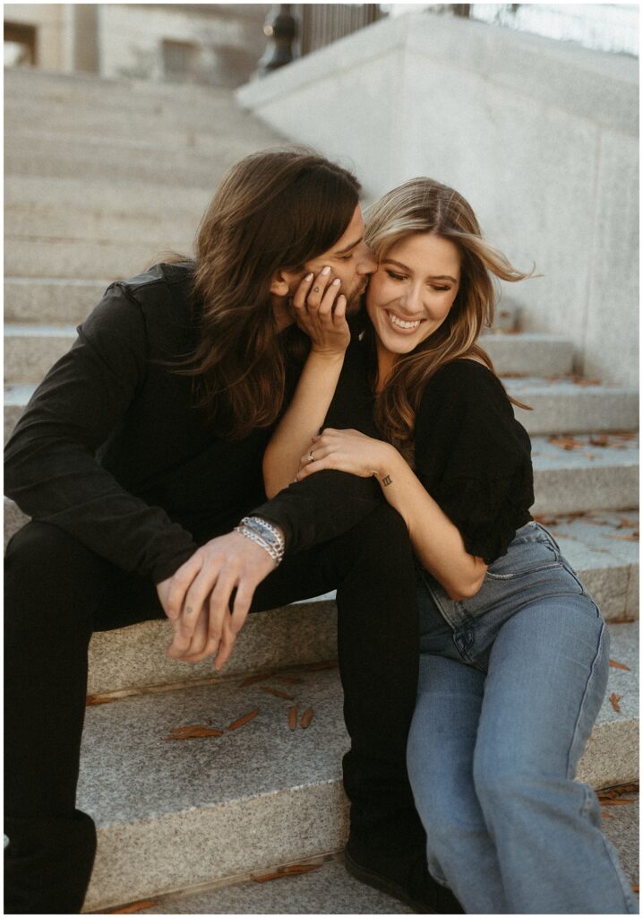 nashville fall engagement session